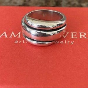 James Avery Retired Wrap Around Layered Dome Ring